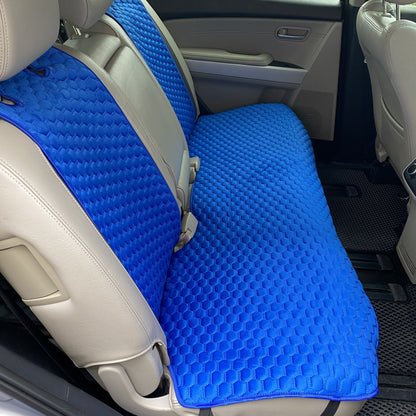 Alcantara car seat covers  blue honey