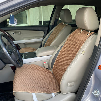 Alcantara car seat covers  dark beige honey