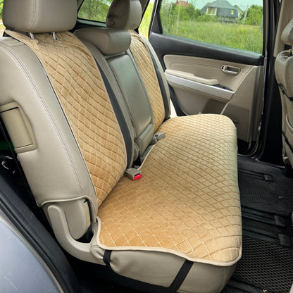 Alcantara car seat covers dark Beige