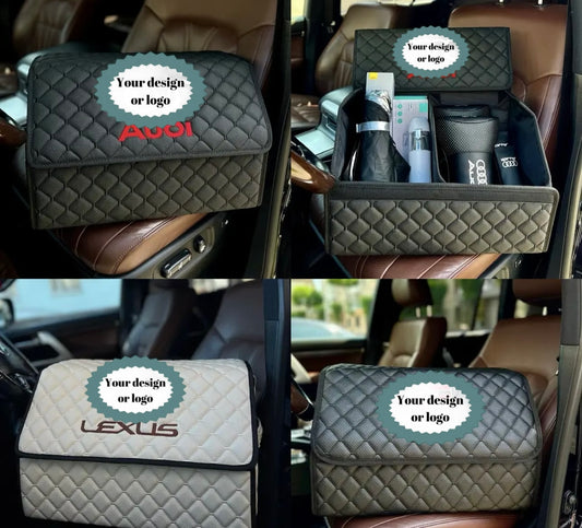 Car trunk  leather organizer