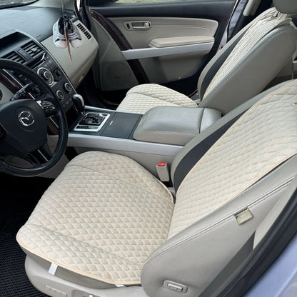 Alcantara car seat covers Ivory