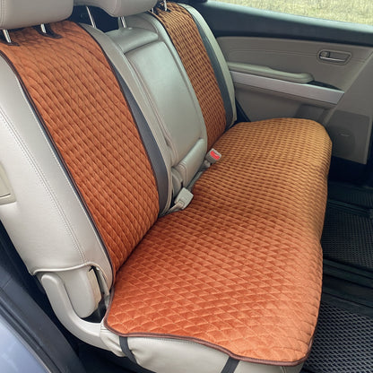 Alcantara car seat covers  orange