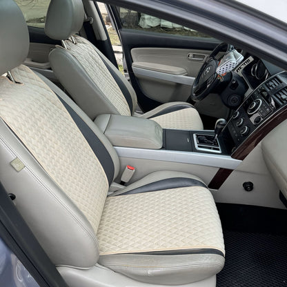 Alcantara car seat covers Ivory