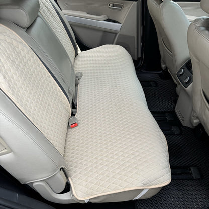 Alcantara car seat covers Ivory