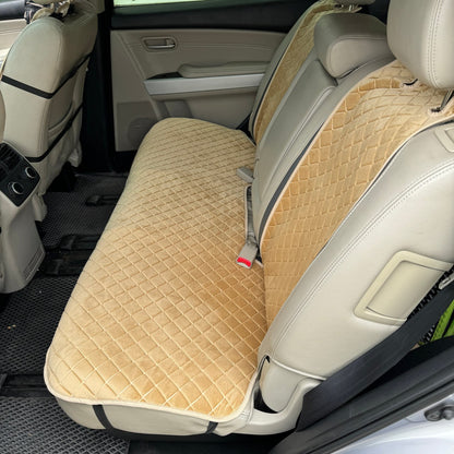 Alcantara car seat covers dark Beige