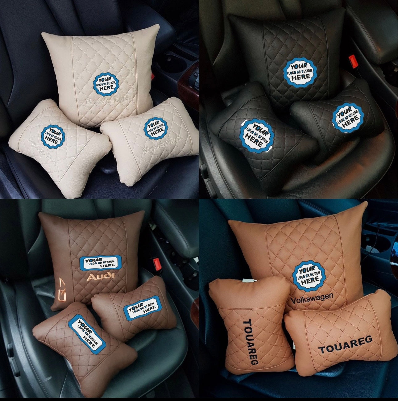 Сar headrest neck pillows