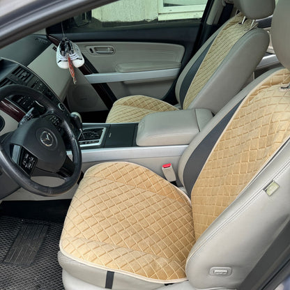 Alcantara car seat covers dark Beige