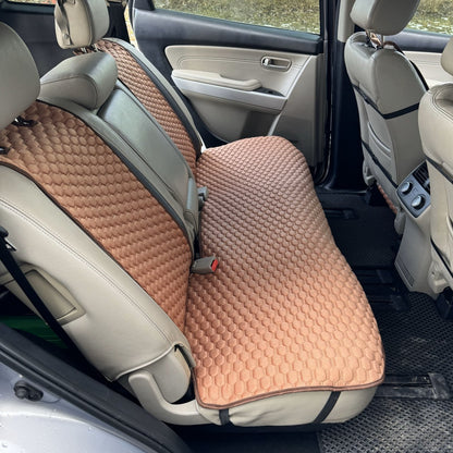 Alcantara car seat covers light brown honey