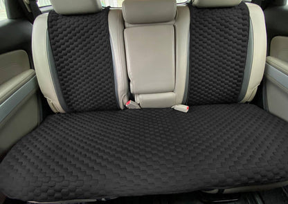 Alcantara car seat covers black honey