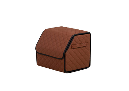 Car trunk leather organizer