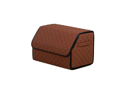 Car trunk leather organizer